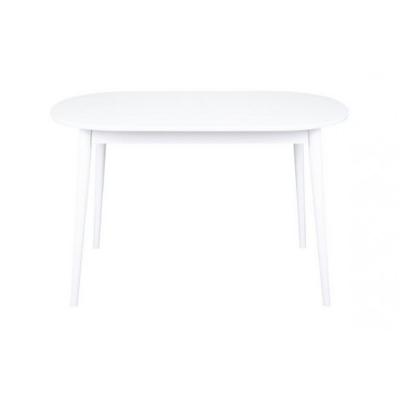 Стол овальный Алиса-1200 (белый/белый) раздвижной