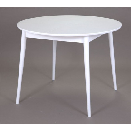 Стол Алиса-1000 (белый/белый) раздвижной