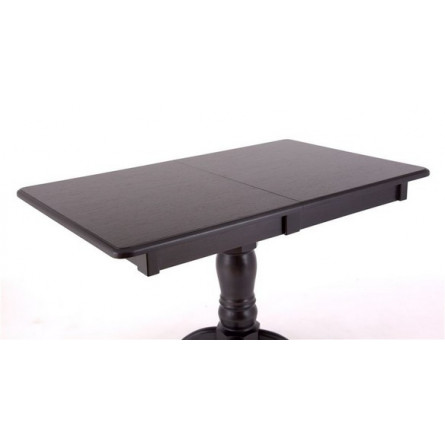 Стол на одной ноге Альт-110 раздвижной (Венге/массив березы, Шпон)