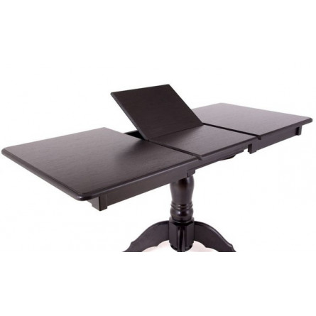 Стол на одной ноге Альт-110 раздвижной (Венге/массив березы, Шпон)