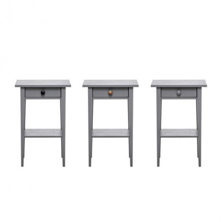 Прикроватная тумбочка Мира 01 (серый)