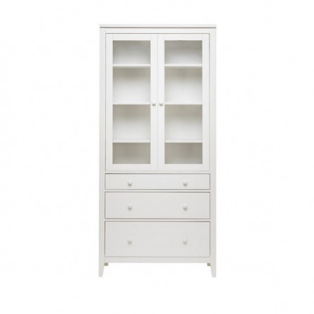 Шкаф витрина Мира 23 (белый)