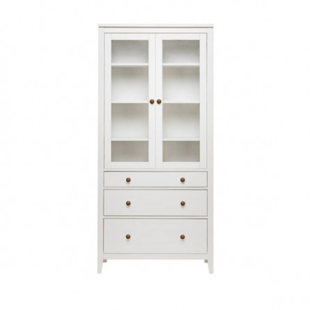 Шкаф витрина Мира 23 (белый)