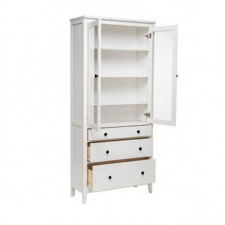 Шкаф витрина Мира 23 (белый)