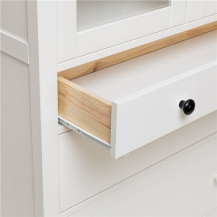 Шкаф витрина Мира 23 (белый)