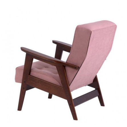 Кресло РЕТРО (темный тон / RS 12 - розовый)