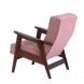 Кресло РЕТРО (темный тон / RS 12 - розовый) Кресло РЕТРО (темный тон / RS 12 - розовый)