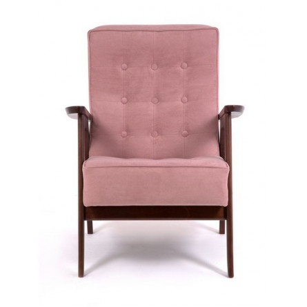 Кресло РЕТРО (темный тон / RS 12 - розовый)