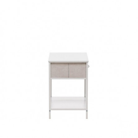 Комод "Линкс" с ящиком и полкой (каркас Белый / ящики Белый)