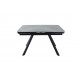 Стол "Леон" (1200*(184)*80 / керамика 1 кат. Bayona grey / каркас Черный матовый) Стол "Леон" (1200*(184)*80 / керамика 1 кат. Bayona grey / каркас Черный матовый)