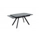 Стол "Леон" (1200*(184)*80 / керамика 1 кат. Bayona grey / каркас Черный матовый) Стол "Леон" (1200*(184)*80 / керамика 1 кат. Bayona grey / каркас Черный матовый)