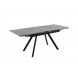Стол "Леон" (1200*(184)*80 / керамика 1 кат. Bayona grey / каркас Черный матовый) Стол "Леон" (1200*(184)*80 / керамика 1 кат. Bayona grey / каркас Черный матовый)
