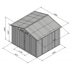 Хозблок Арчер D (светло-коричневый)