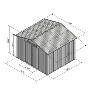 Хозблок Арчер D (темно-коричневый)