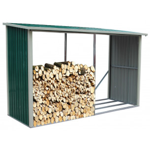 Дровница Склад для дров (цвет зеленый)