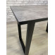 Стол Саен 8, Черный/Бетон Стол Саен 8, Черный/Бетон