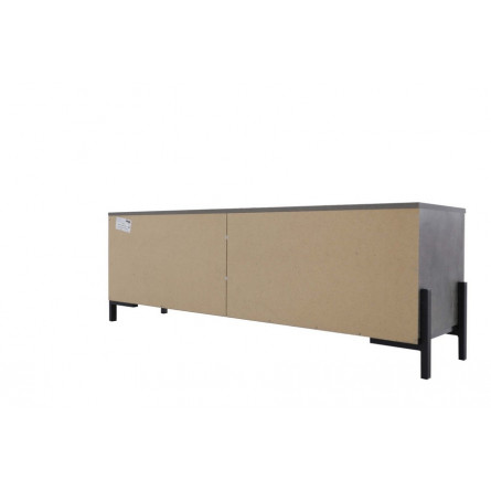 НЕКСТ - 1 тумба ТВ Камень темный, Черный