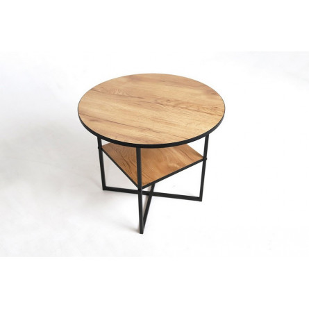 Стол журнальный Берген-1 Дуб крафт золотой