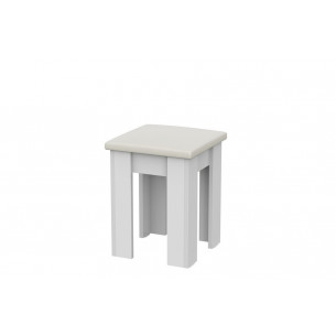 Табурет №1 Белый