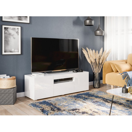 Тумба ТВ Бруклин, 1200 белый глянец