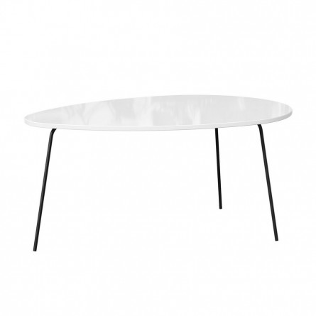 высокий белый глянец