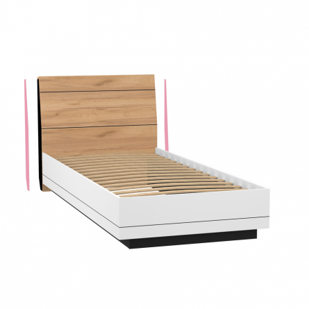 900*2000 Дуб золотой/Чёрный/Белый/Розовый