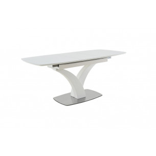 Стол Нотр Дам MODERNE стекло OPTIWHITE 1400(1800)*850, Белый