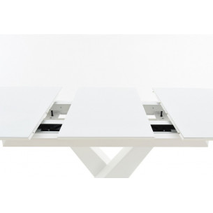 Стол Орлеан MODERNE стекло OPTIWHITE 1400(1800)*850 Белый