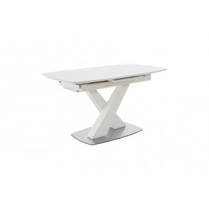 Стол Орлеан MODERNE стекло OPTIWHITE 1400(1800)*850 Белый