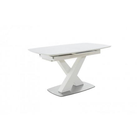 Стол Орлеан MODERNE стекло OPTIWHITE 1400(1800)*850 Белый