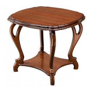 Стол журнальный "Кофейный П" (орех) Вис