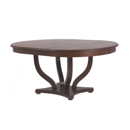 Стол круглый "Милорд-120" (Милорд-120 стол круглый (120х170/ темный орех/патина темная)
