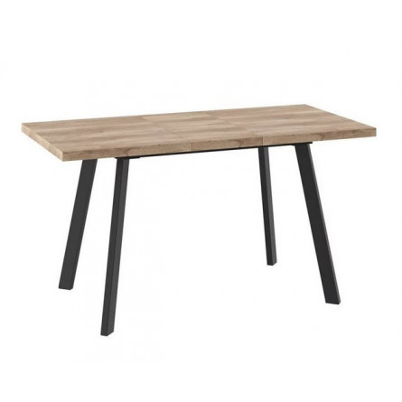 Стол раздвижной БОРГ-110(142)х70 Дуб каньон/Чёрный