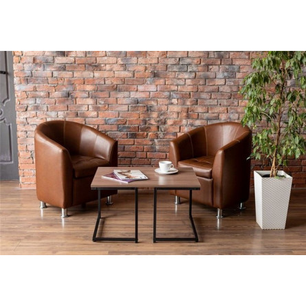 Стол журнальный "Тегра" (ясень шимо темный)