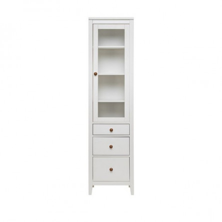 Шкаф витрина Мира 13 (белый)