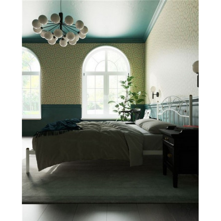 Кровать "Глэдис" без изножья (180х200/ноги металл/цвет Белый)