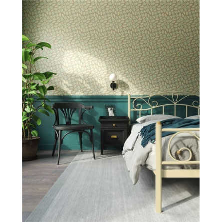 Кровать с изножьем "Глэдис" (180х200/ноги металл/цвет Бежевый)