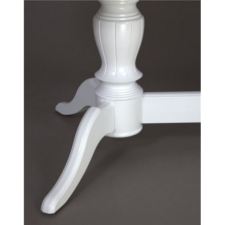 Стол Ново-2 Лайт 1200(1600), белая эмаль