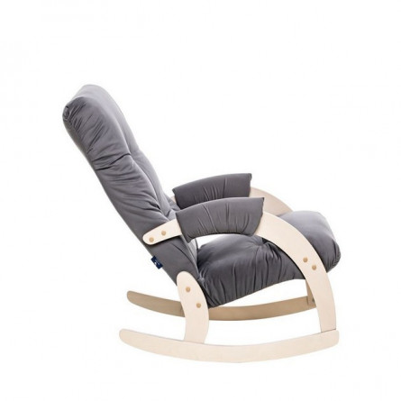 Кресло-качалка Модель 67 (Дуб беленый / ткань V 32)