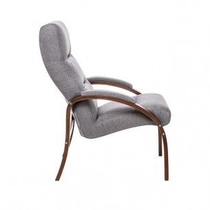 Кресло Лион (Орех текстура/ткань Малмо 90)