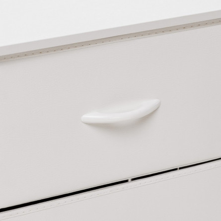 Комод Leset Линкс с ящиком и полкой, Каркас Белый, ящики Белые
