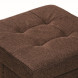 Пуф Leset Плуто складной с крышкой, лен Коричневый Пуф Leset Плуто складной с крышкой, лен Коричневый