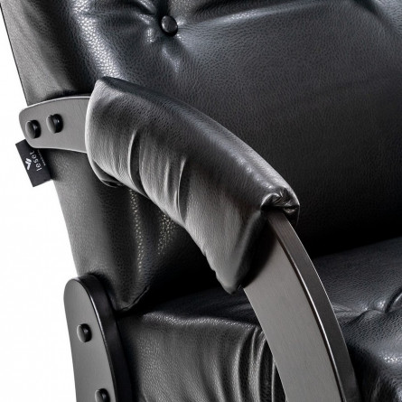 Кресло-качалка Модель 68 (Leset Футура) Венге, к/з Vegas Lite Black