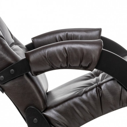 Кресло-качалка Модель 67 Венге, к/з Oregon perlamutr 120