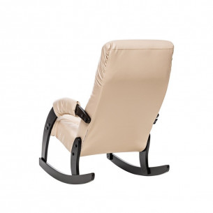 Кресло-качалка Модель 67 Венге, к/з Polaris Beige