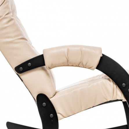 Кресло-качалка Модель 67 Венге, к/з Polaris Beige