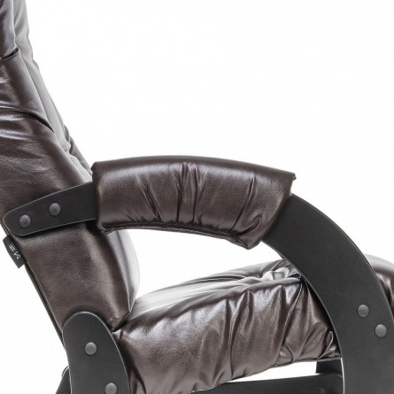 Кресло-качалка Модель 68 (Leset Футура) Венге, к/з Oregon perlamutr 120