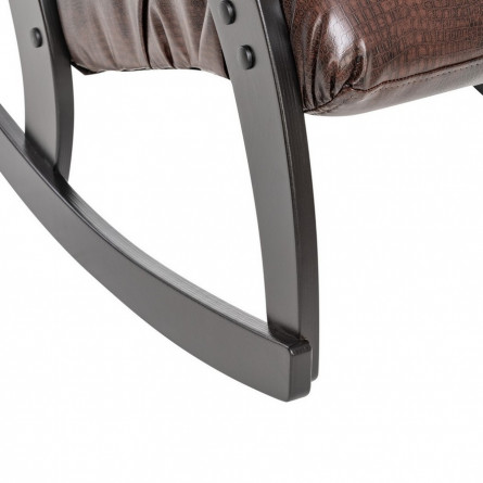 Кресло-качалка Модель 67 Венге, к/з Antik crocodile