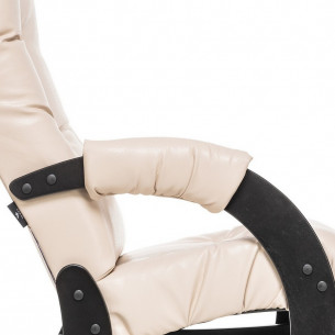 Кресло-качалка Модель 68 (Leset Футура) Венге, к/з Polaris Beige