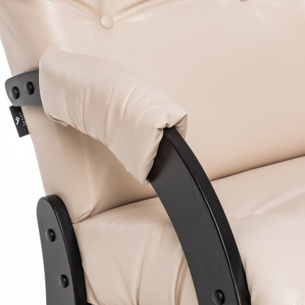 Кресло-качалка Модель 68 (Leset Футура) Венге, к/з Polaris Beige